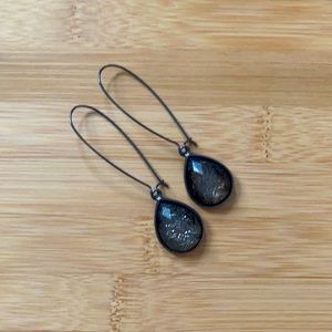 Druzy dangle earrings